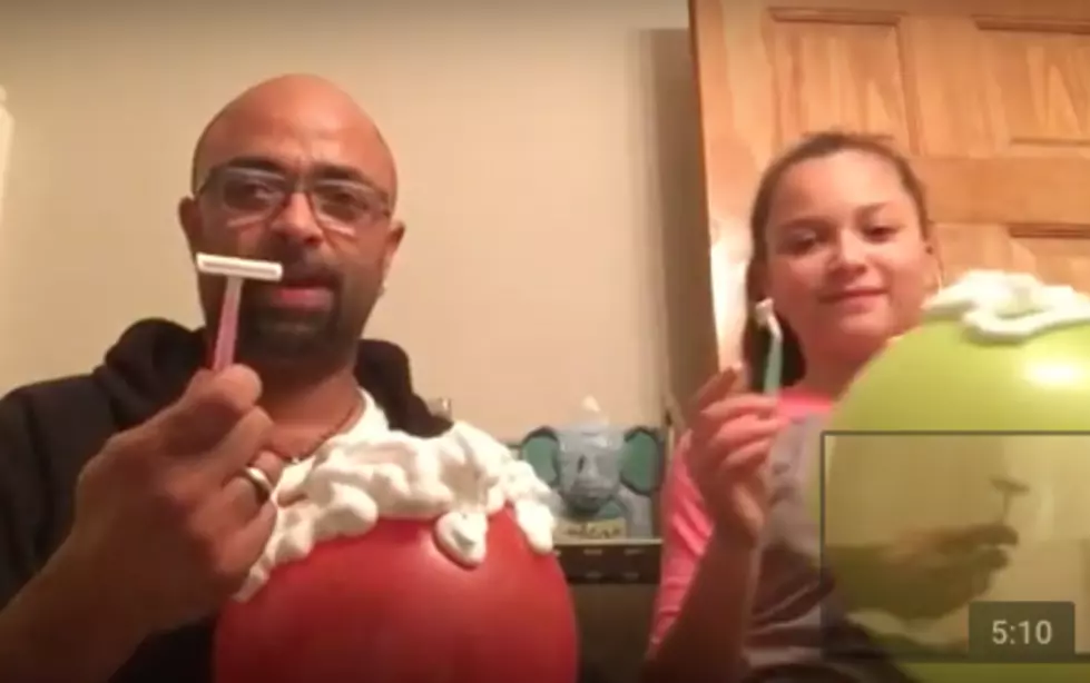 Steve Shannon Teaches His Daughter How to Shave Her Legs
